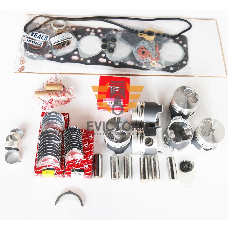 FOR TOYOTA 2H rebuild overhaul kit piston ring engine bearing gasket cylinder