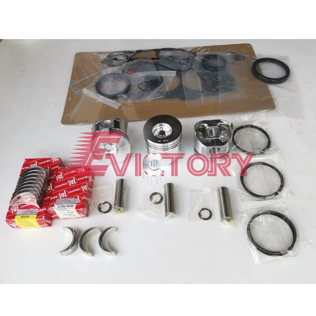 for Yanmar 3TN82TL 3TN82 3TNE82 rebuild kit piston set SK30SR SK35SR-1 Excavator