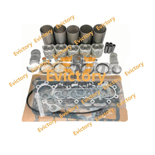 5 Cylinder F2302 for Kubota Engine Overhaul Rebuild Kit Tractor L4150