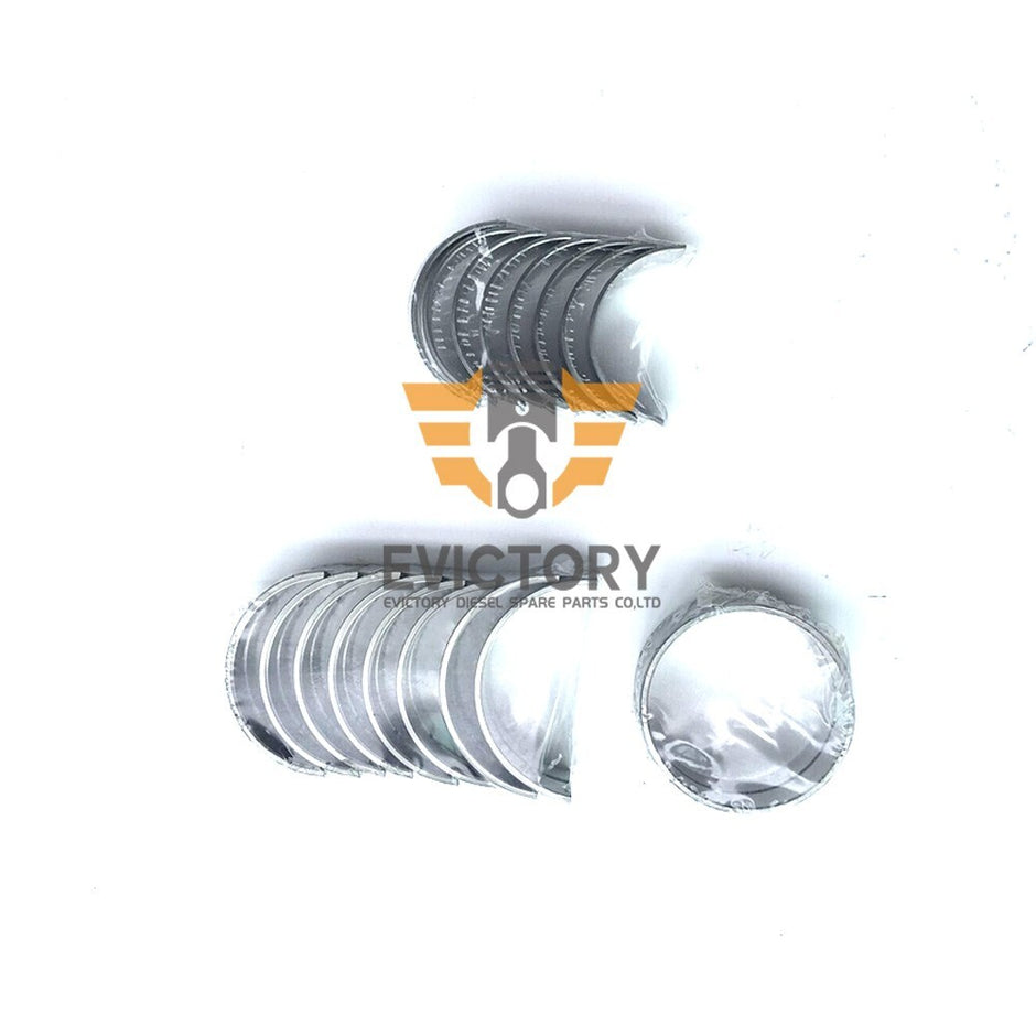 For KUBOTA V1405 repair rebuild kit crankshaft conrod bearing + piston +ring set