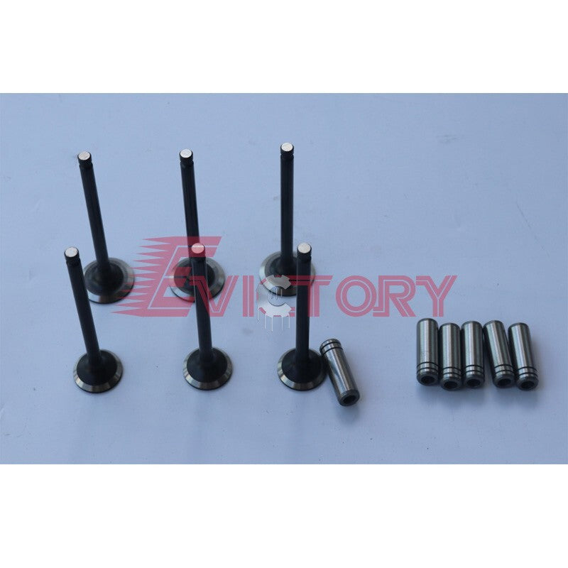 for Kubota D750 overhaul rebuild kit + 6pcs valve +guide + piston +gasket + line