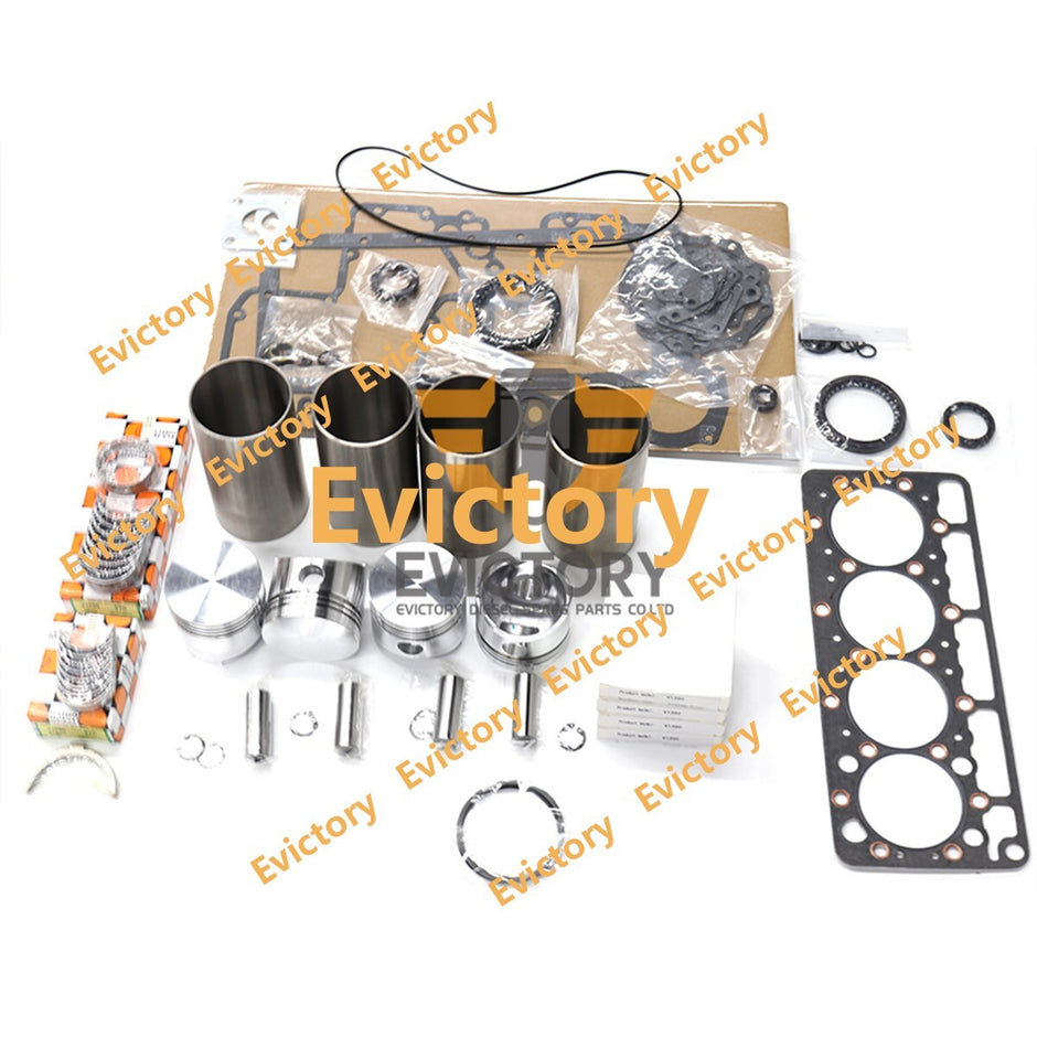 V1200 Engine Overhaul Rebuild Kit for Kubota RX245 RX275 RX2750 B920 Repair