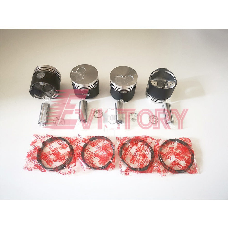 For Mitsubishi K4E rebuild kit piston ring bearing tractor excavator