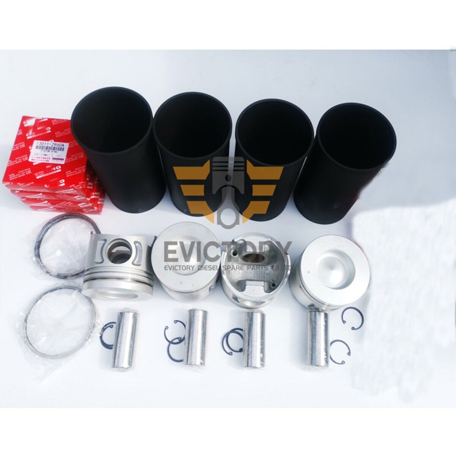 For Hino J05C J05C-T J05CT rebuild kit piston + ring + liner FA1517 FB1817 TRUCK