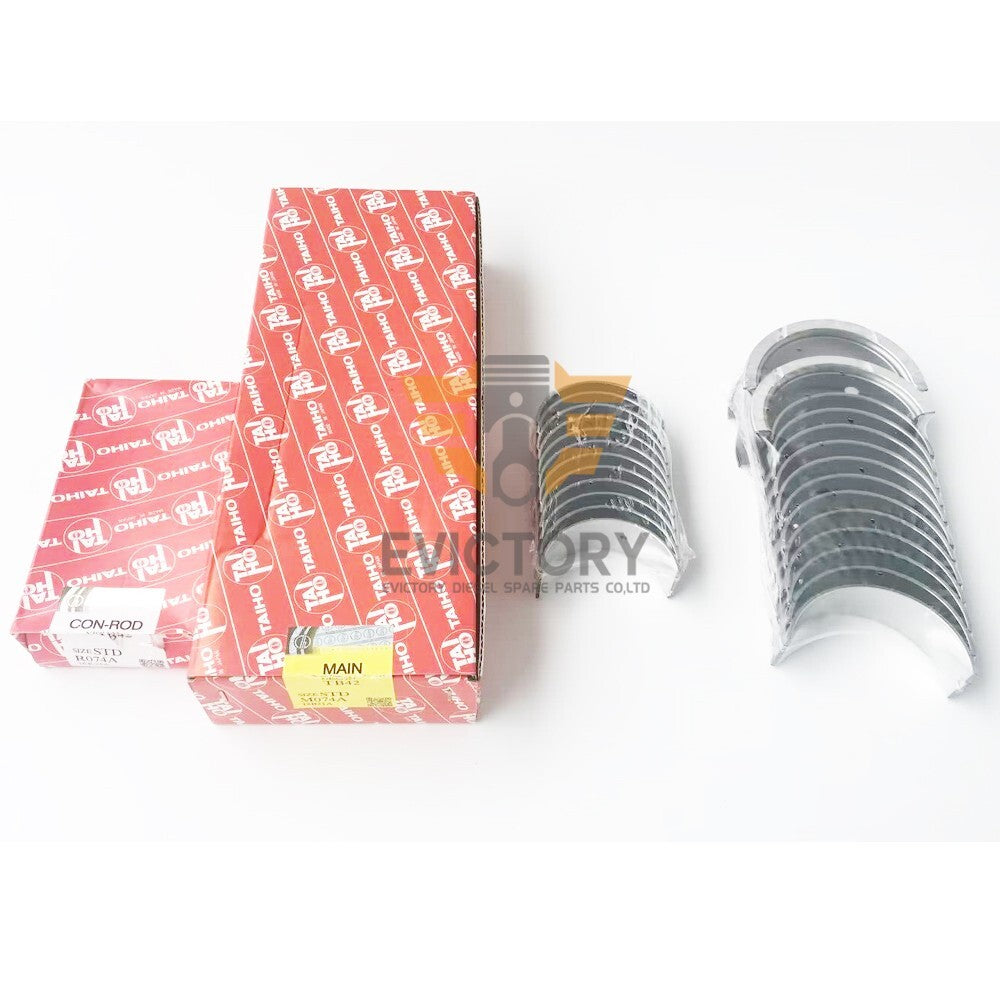 For Nissan TB45 Overhaul gasket + piston ring + rankshaft main con rod bearing