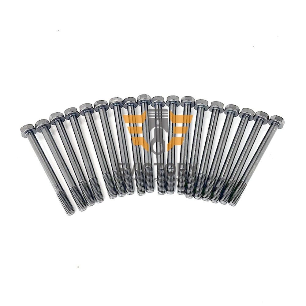 18 pcs V3600 V3600DI V3600T cylinder head bolt FOR KUBOTA tractor engine parts