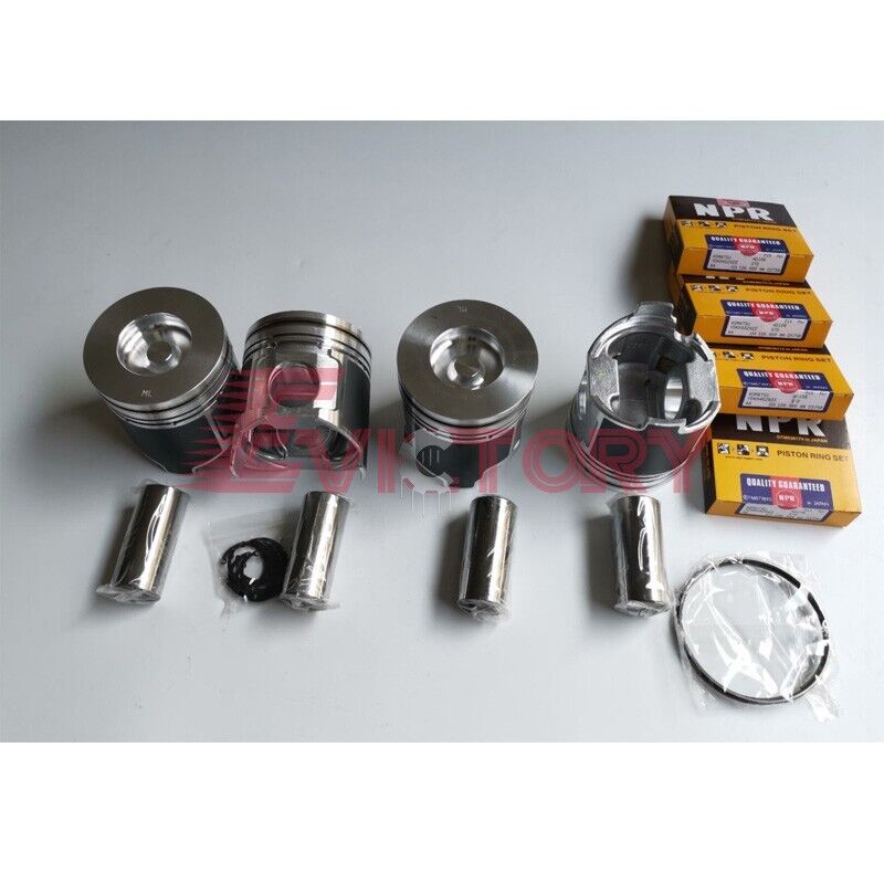 For YANMAR 4D106 S4D106 S4D106E 4TN106 rebuild overhaul kit + valve + guide 8pcs