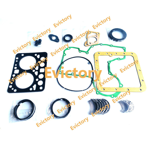 ZL600 rebuild overhaul kit piston ring gasket bearing for Kubota