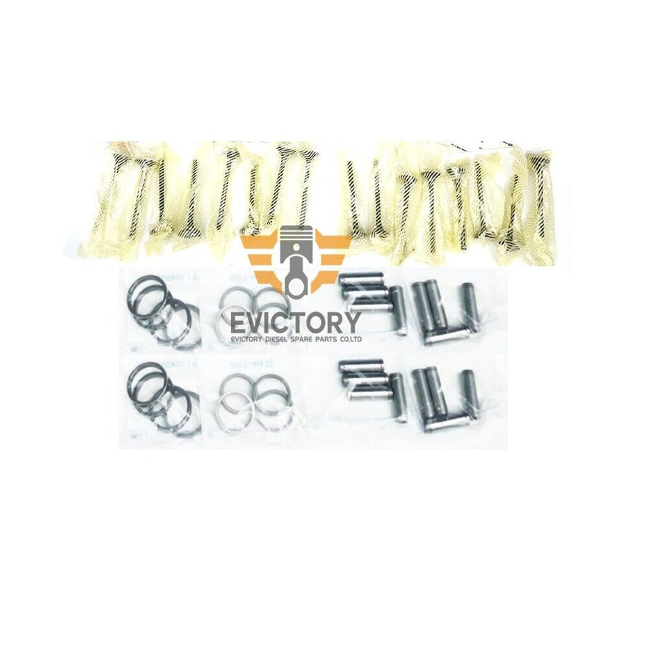 for ISUZU engine 4HK1 4HK1T overhaul rebuild kit conrod water oil pump valves