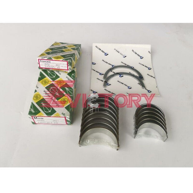 For Isuzu 3KC1 3KC2 overhaul kit piston ring + crankshaft conrod bearing