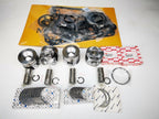 For Isuzu 4JJ1 4JJ1-T 4JJ1T rebuild kit + 4pcs con rod + piston ring gasket