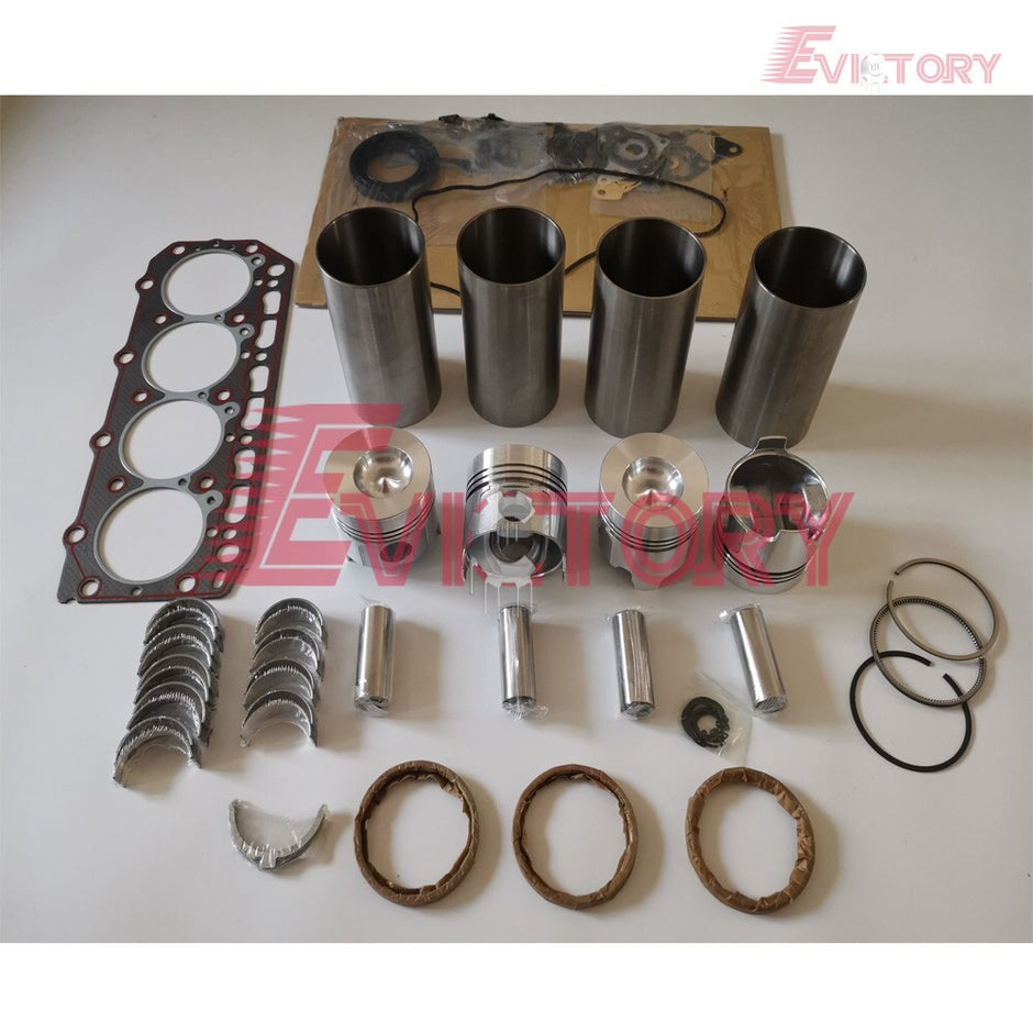 For YANMAR engine 4D84E 4TN84L 4TNE84 4TN84 rebuild overhaul kit + valve + guide