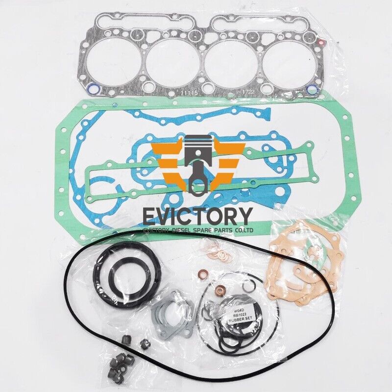 For Hino W04D-T W04DT W04D rebuild kit piston ring bearing gasket valve guide