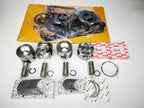 For Isuzu 4JJ1 4JJ1-T 4JJ1T rebuild kit + 4pcs con rod + piston ring gasket