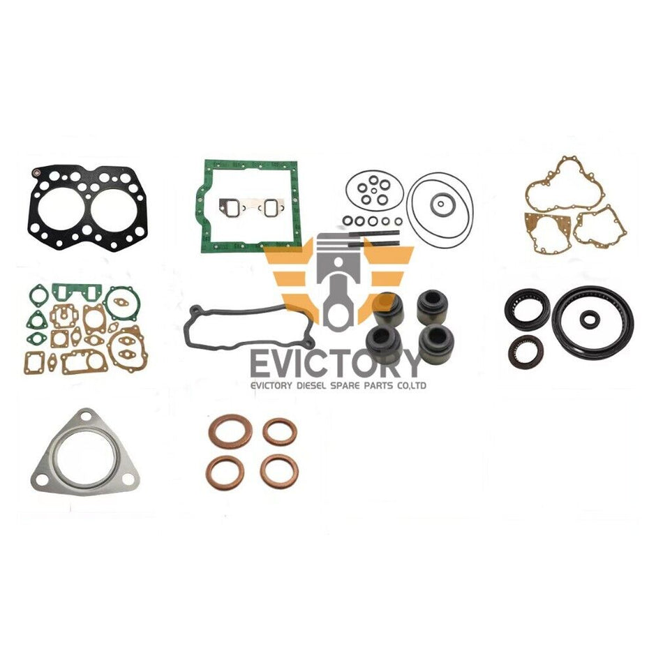 For MITSUBISHI S2E S2E2 Engine overhaul Gasket Kit + cylinder head gasket