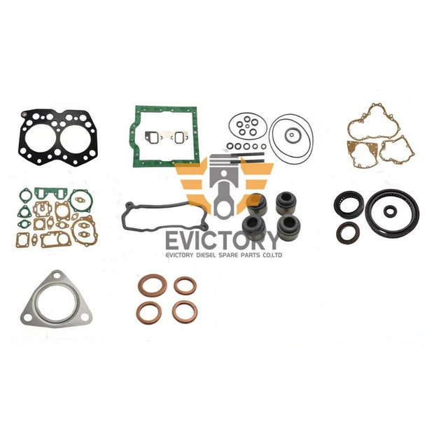 For MITSUBISHI S2E S2E2 Engine overhaul Gasket Kit + cylinder head gasket