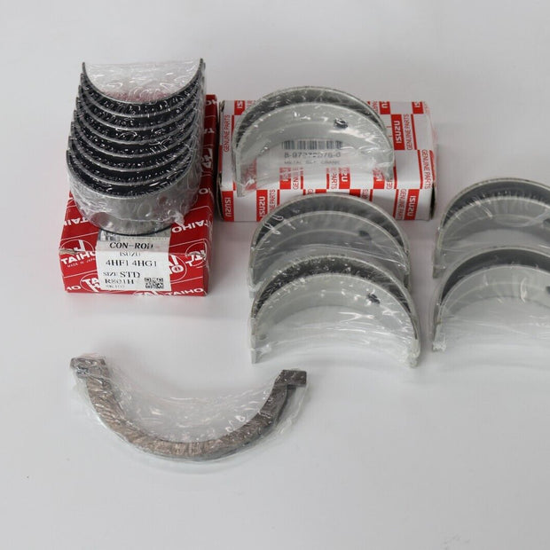 For ISUZU 4HG1-T 4HG1T 4HG1 overhaul kit piston ring + crankshaft conrod bearing