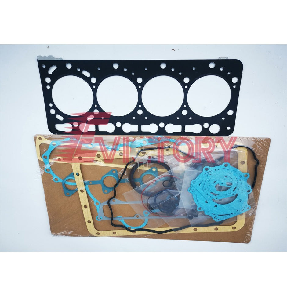 For Kubota V3600 rebuild kit piston ring + full gasket kit + big small bearing