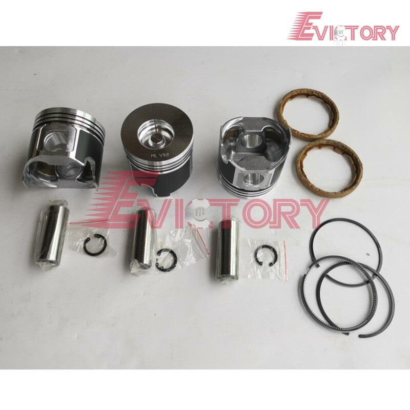 For YANMAR 3TNV88T 3TNV88 cylinder block assy crankshaft piston rod bearing