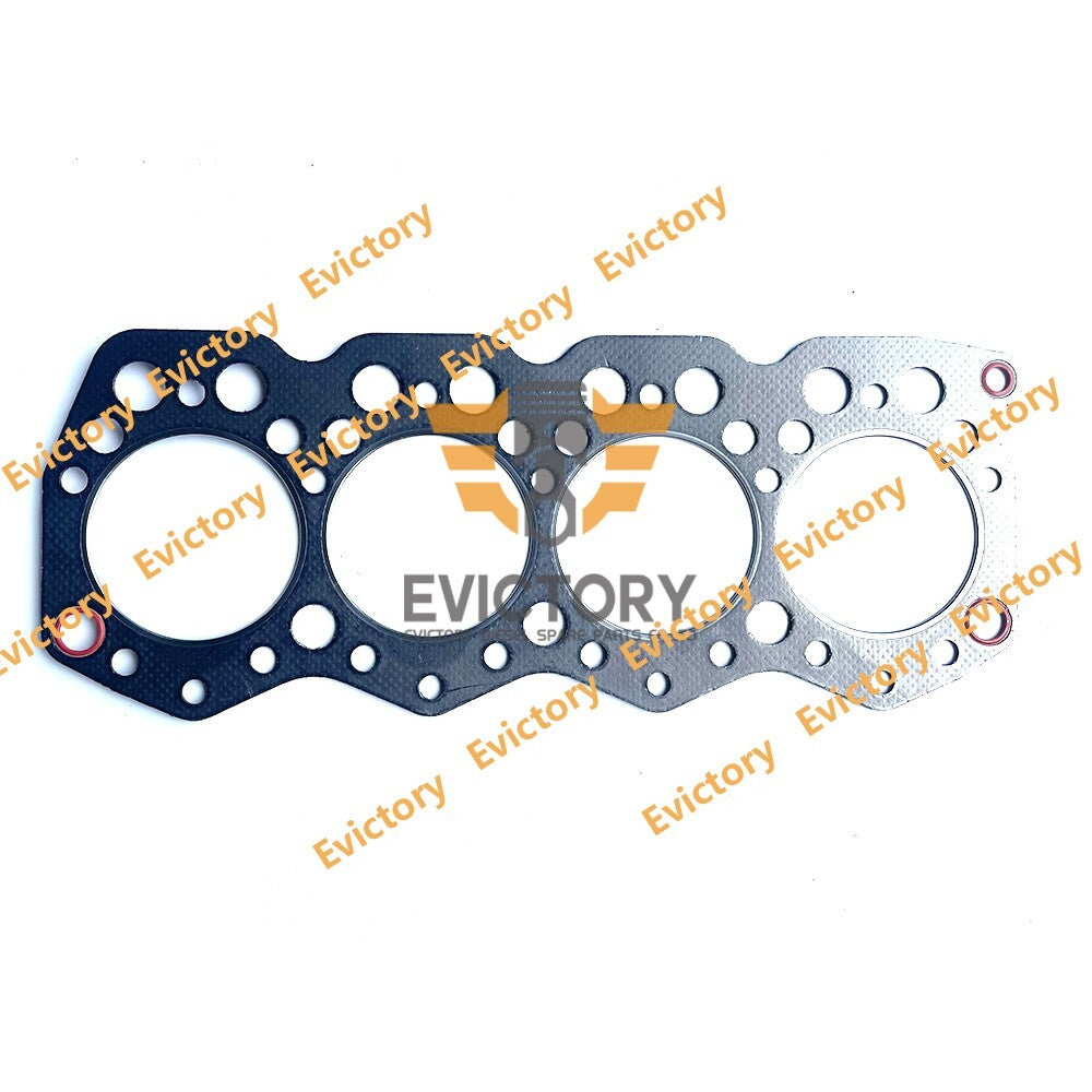 For Mitsubishi  S4SD S4SDT repair kit piston ring cylinder head gasket kit