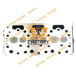 D722 D722E Complete Cylinder Head Assy Valves for KUBOTA K008 Excavator Engine