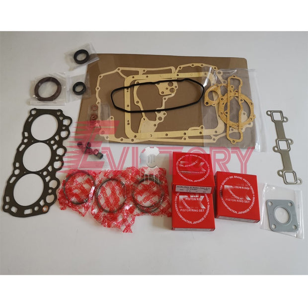 MITSUBISHI L3C rebuild kit piston ring cylinder head gasket bearing