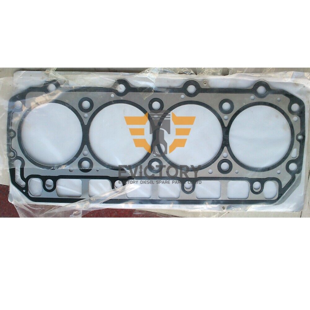 For yanmar 4TNV106 4TNV106T cylinder head complete + head gasket kit