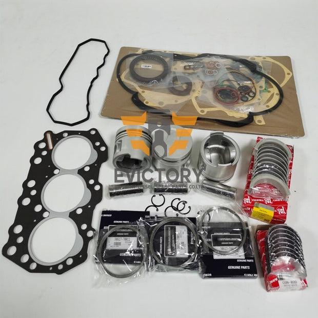 For Mitsubishi S3Q2 S3Q engine rebuild kit piston ring bearing gasket