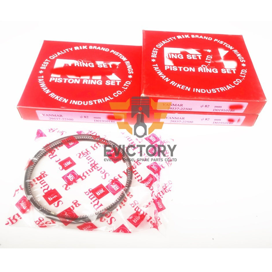 for Mitsubishi K3F Engine bearing + piston ring gasket kit
