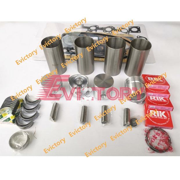 For kubota V1502 rebuild kit piston liner cylinder gasket big small end bearing