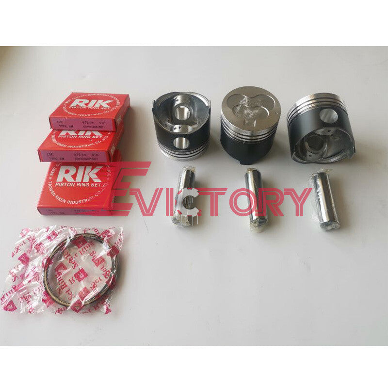 For MITSUBISHI L3E overhaul rebuild kit piston and ring + complete gasket kit