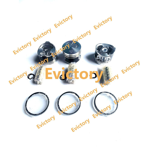 New For YANMAR 3TNM72 Engine Rebuild kit piston +ring +crankshaft conrod bearing