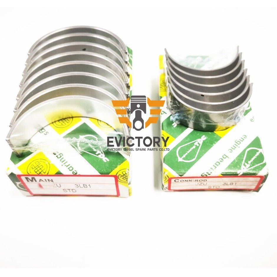 3LB1 crankshaft + big small bearing + connecting rod For ISUZU tractor engine