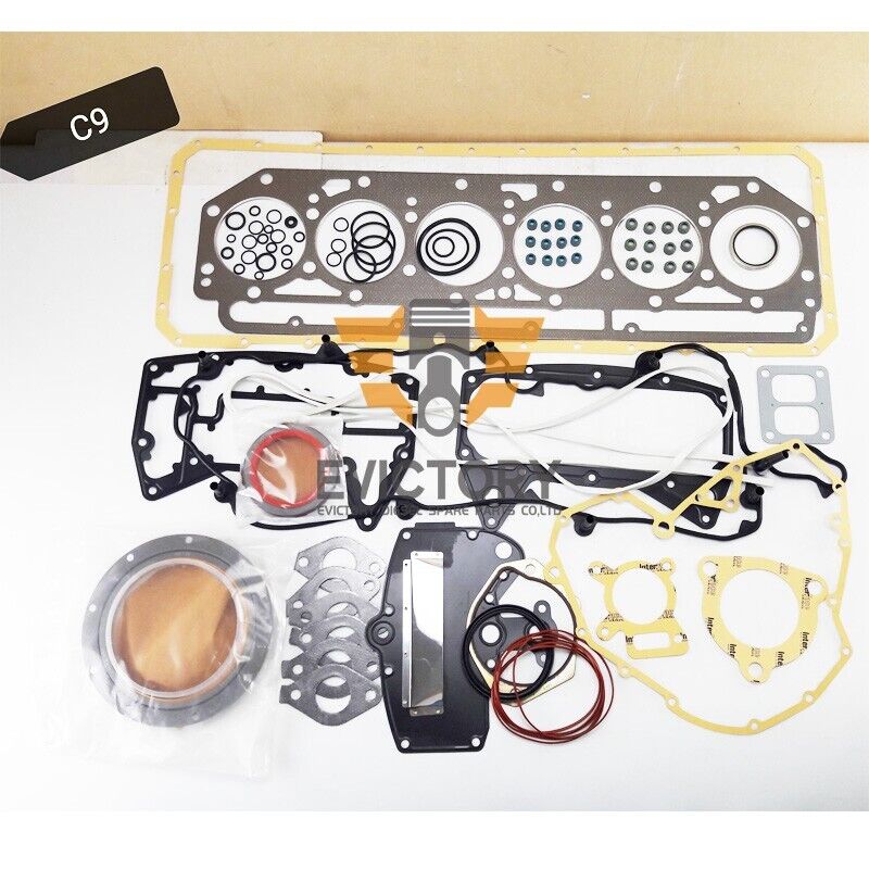 For Caterpillar C9 overhaul rebuild kit piston ring + full gasket kit