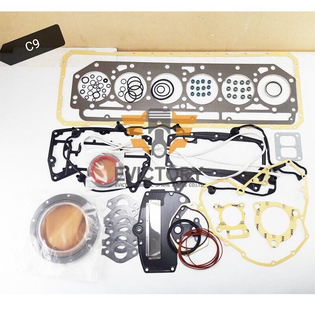 For Caterpillar C9 overhaul rebuild kit piston ring + full gasket kit