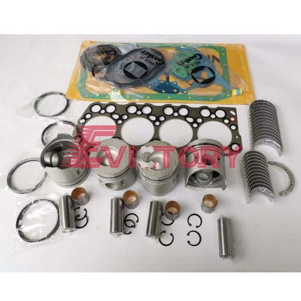 D4BF Overhaul Gasket Kit Piston Bearing Fit For Hyundai Engine Tractor Generator