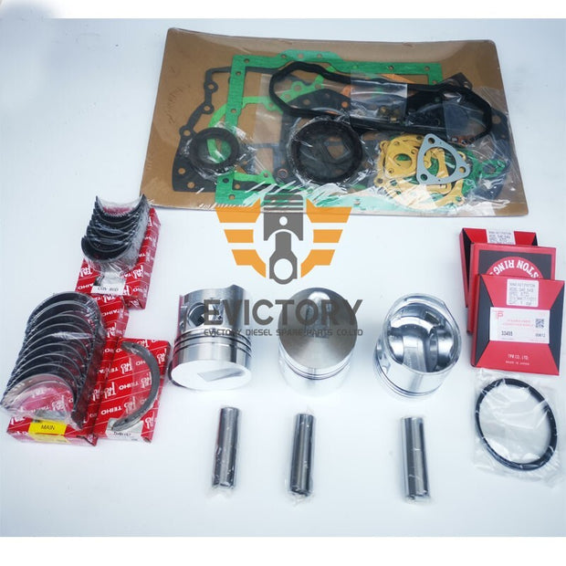 For Mitsubishi S3E S3E2 S3E9T S3E9-T S3E9 overhaul rebuild kit +valve+guide