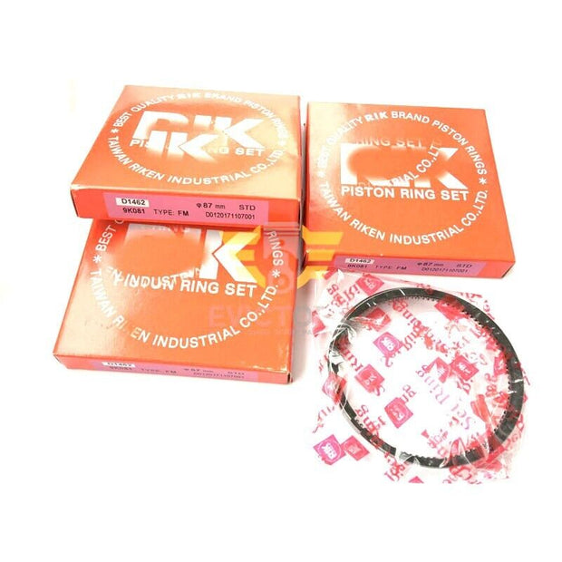 D1803 piston ring + crankshaft conrod bearing for KUBOTA Engine L2800F L3240F