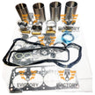 For forklift TOYOTA 5K rebuild kit piston liner ring bearing full gasket kit