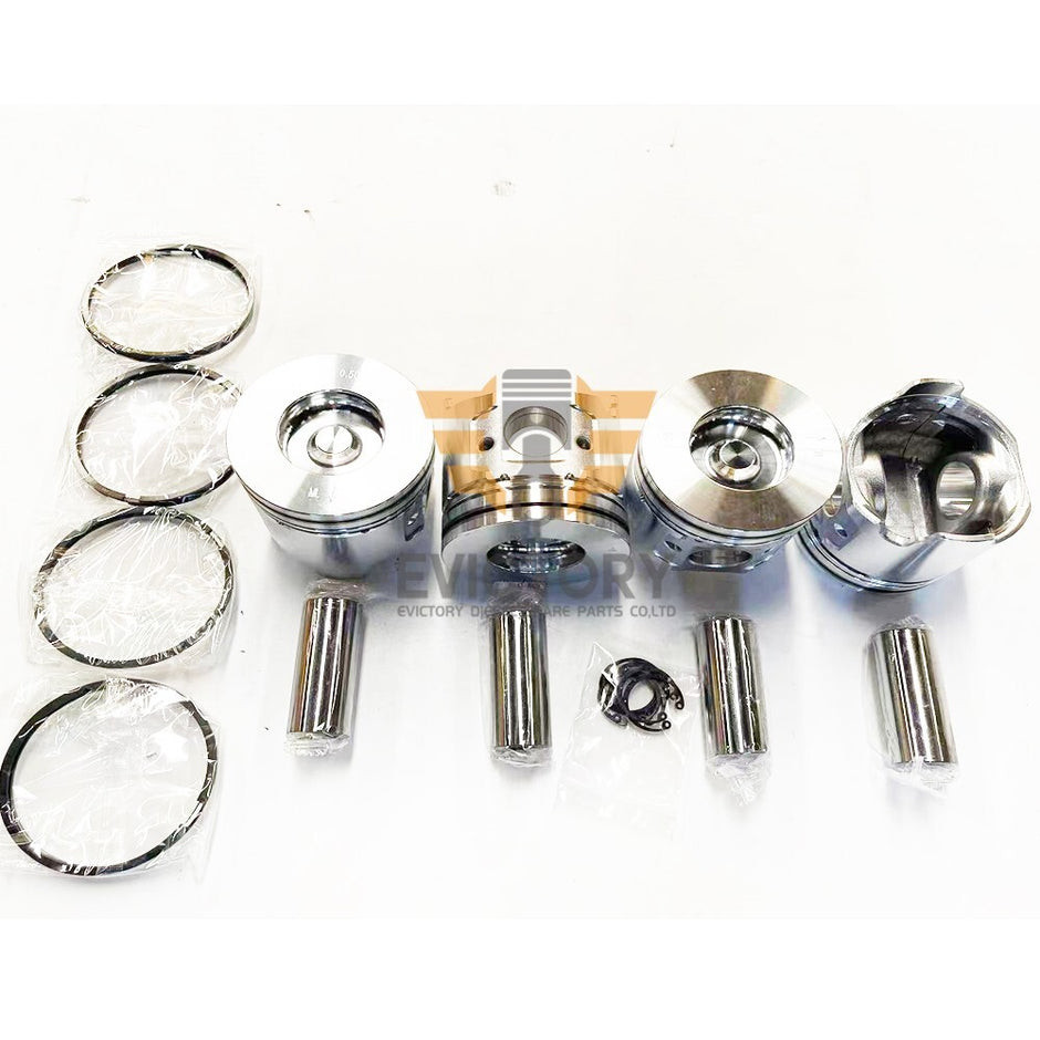 For Yanmar 4TNV94 4TNV94L rebuild kit oversize 0.50mm piston ring + valve assy