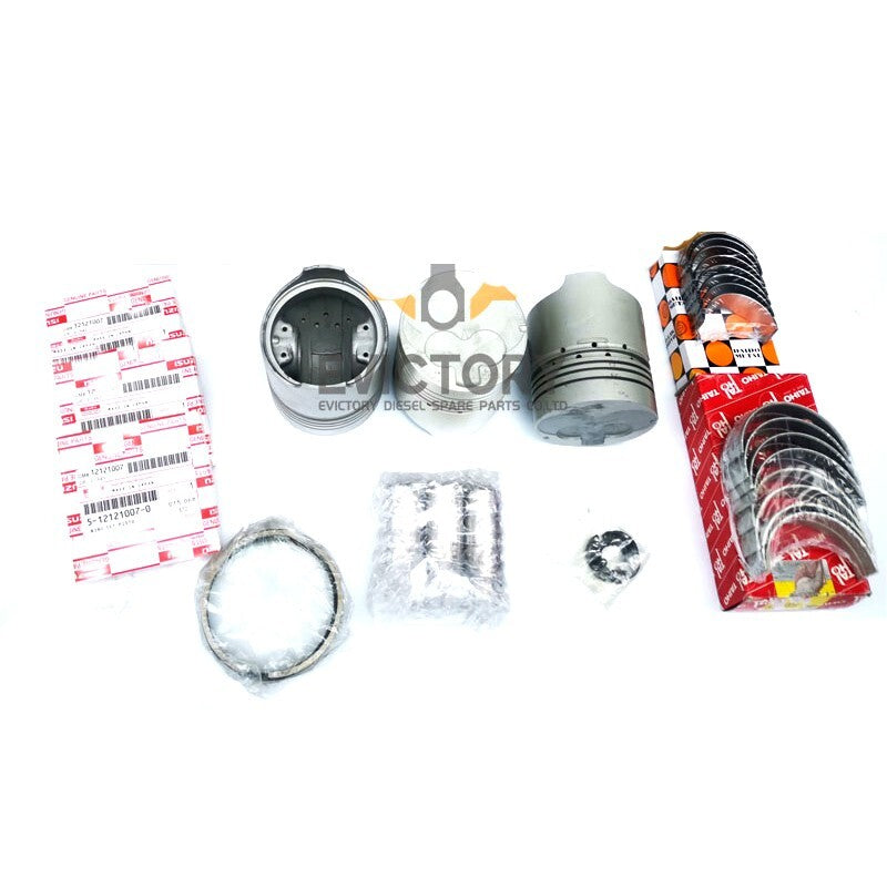 3AB1 engine kit piston ring crankshaft conrod bearing For ISUZU tractor parts