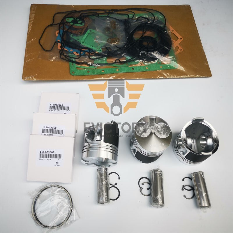 For Shibaura N843LT N843 N843T N843L-T piston + full gasket kit + piston ring
