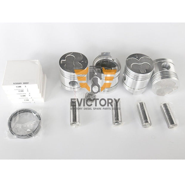 For Forklift engine SD22 rebuild overhaul kit piston + ring gasket bearing
