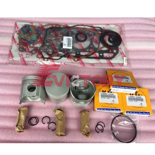For Yanmar 3T84 3D84-1 3T84HL 3T8HLE overhaul kit valve guide engine parts