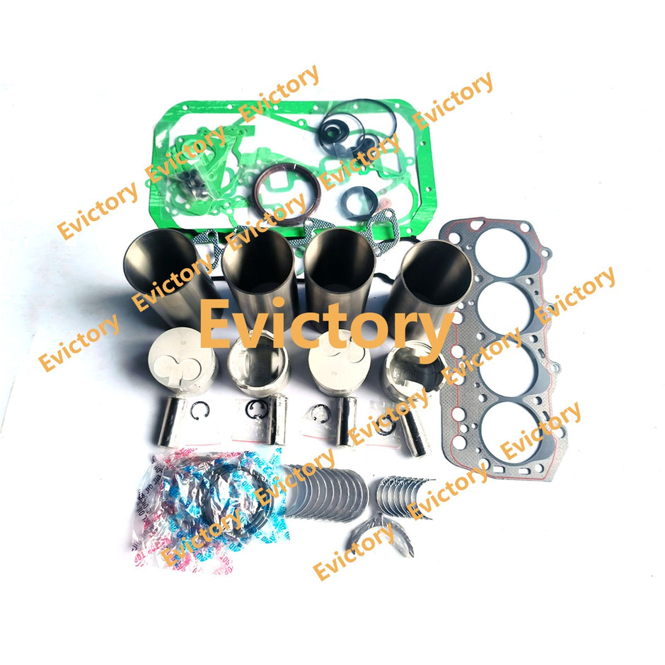 For forklift Toyota 1DZ-I 1DZ-3 1DZ2-2 rebuild overhaul kit + 8 valve guide seat