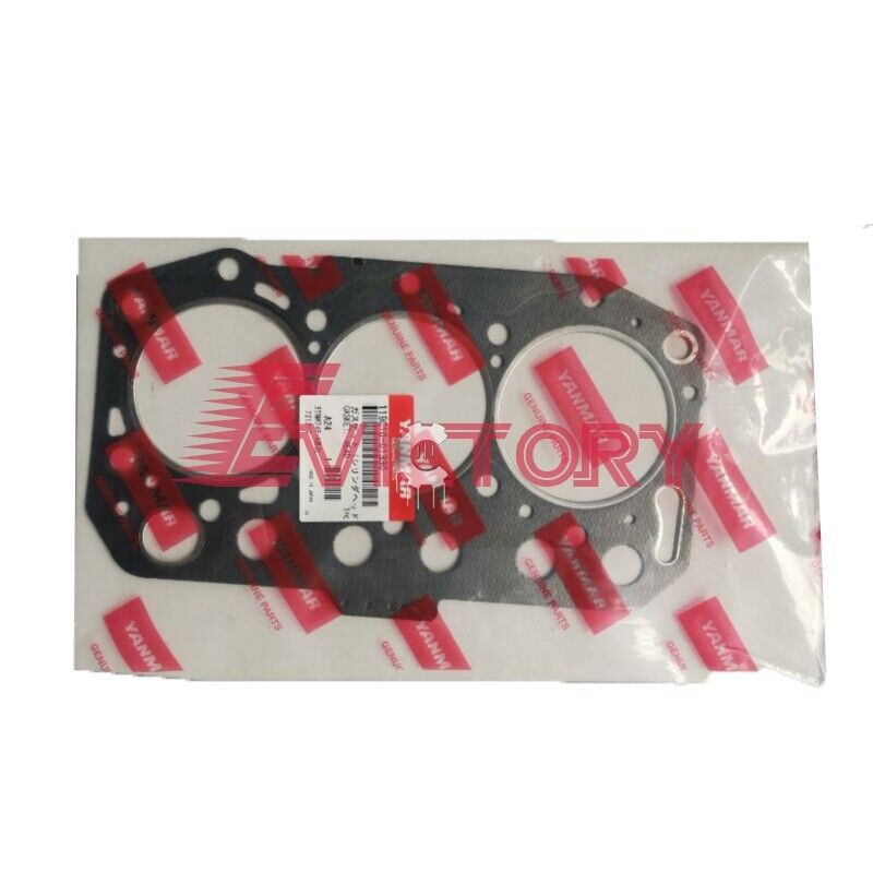 For YANMAR 3TNM74 Cylinder Head complete with head gasket valve seat guide etc