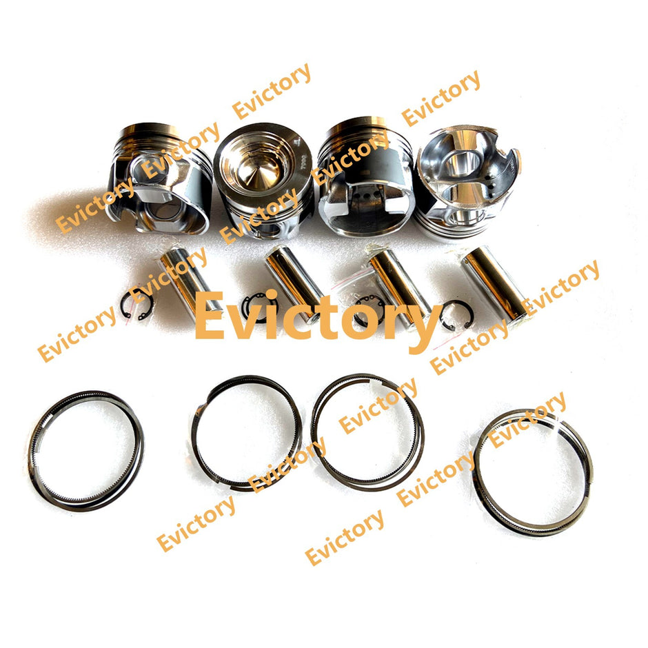 For Isuzu 4LE2X 4LE2 overhaul rebuild kit piston ring cylinder head gasket kit