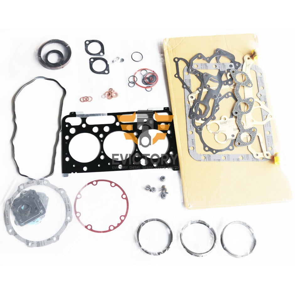 For KUBOTA engine D1803 rebuild overhaul kit piston liner gasket bearing set