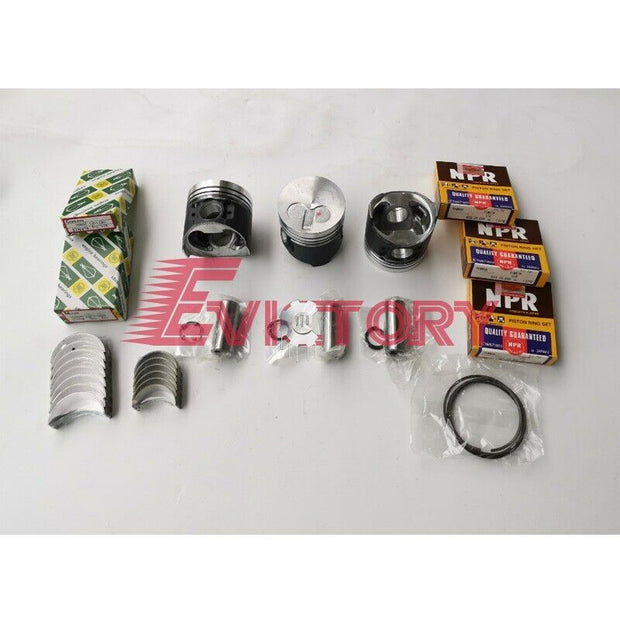 For YANMAR 3YM20 Rebuild Kit piston with ring + crankshaft conrod bearing