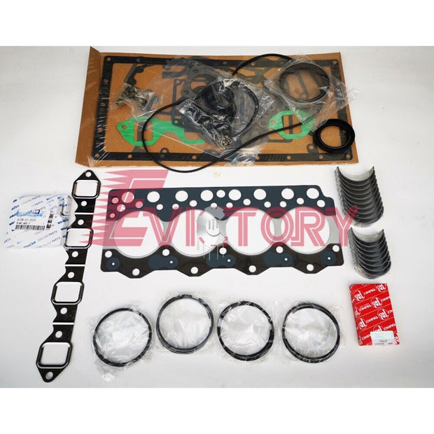 For Komatsu 4D95S 4D95 4D95L rebuild overhaul piston ring liner gasket bearing